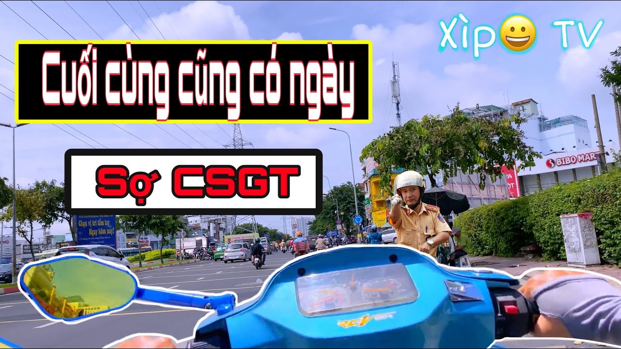 [xipo vlog39] Chạy Xipo không giấy tờ rất sợ CSGT | Xipo xanh TV - YouTube