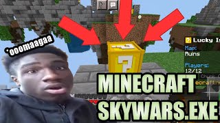 MINECRAFT SKYWARS.EXE || SKYWARS KOK ADA LUCKY BLOCK NYA!! || MINECRAFT EXE INDOENSIA #3