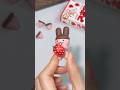 アポロちゃんのミニフィギュア作ってみた!#バレンタイン #チョコレート #clay #figure #miniature