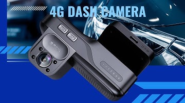 4G LTE Live Video & GPS Track - 24H Remote Monitor Dual Dash Cam (Front & Inside Cam)