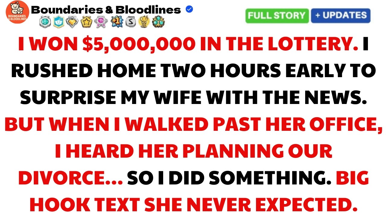 I Won a $5,000,000 Lottery Jackpot. I Rushed Home to Surprise My Wife—Then I Heard Her Call a Lawyer