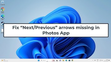 Fix “Next/Previous” arrows missing in Photos App