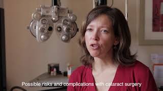 Cataract Surgery - We discuss possible risks and complications with cataract surgery