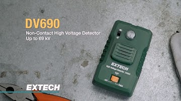 Detect dangerous high voltages from a safe distance with Extech DV690