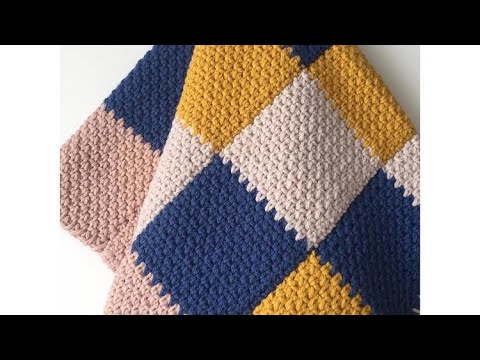 DIY / DİZ BATTANİYESİ 7 GÜN BATTANİYESİ BEBEK BATTANİYESİ ÖRGÜ BATTANİYE (MAKING  BLANKET)