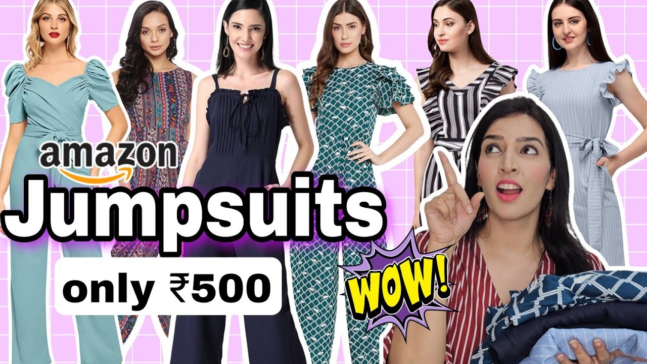 Amazon Jumpsuit haul under Rs 500 Amazon sale Amazon Jumpsuit Haul