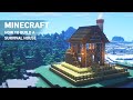 Minecraft Wooden House｜how to build a Survival House in minecraft #170