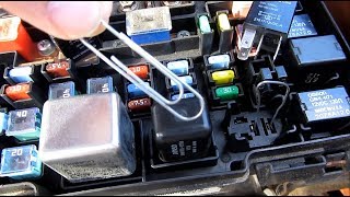 Engage AC Compressor Clutch with a Paperclip on Relay | How to Fix Bypass Won't Engage | Jump Relay