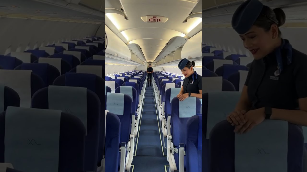 Walking Inside IndiGo Airbus A320neo Aviation