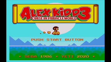 Alex Kidd 3: Curse in Miracle World -Final version (Sega Master System) secondo longplay