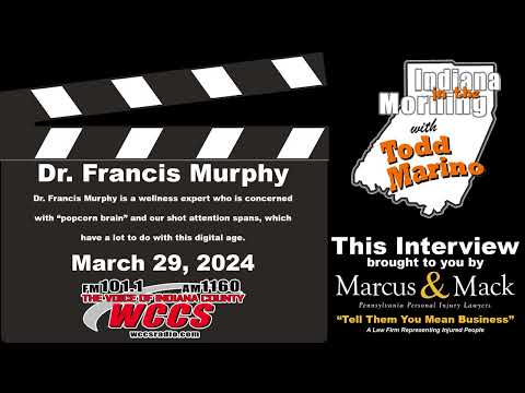 Indiana in the Morning Interview: Dr. Francis Murphy (3-29-24)