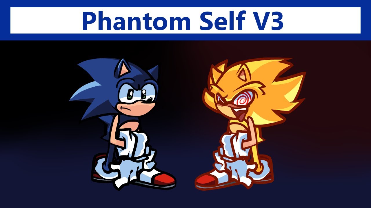 Confronting yourself fnf sonic. FNF confronting yourself. ФНФ мод Соник и Fleetway. Фантом селф Айк.