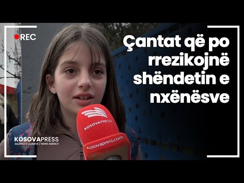 Çantat që po rrezikojnë shëndetin e nxënësve