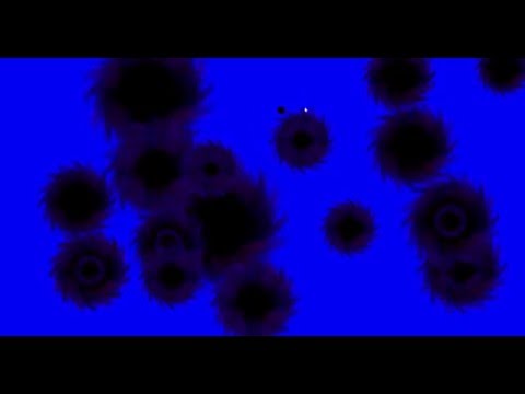 [Direct2D] 2D Gravity Simulation 2 (with Black Holes)