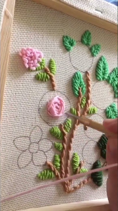 Ultra Punch Needle Flower Embroidery 