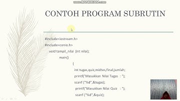 Logika Algoritma Tentang LARIK (ARRAY) dan SUBRUTIN Part 4