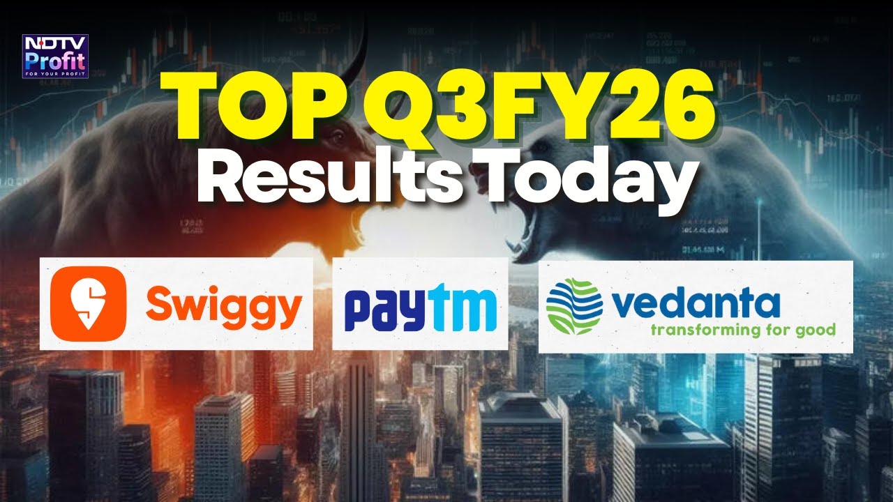 Q3 Results Today LIVE I Swiggy Results | Paytm Q3 Results LIVE Today | Vedanta Results