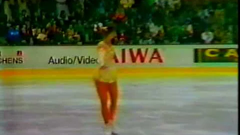 Caryn Kadavy (USA) - 1986 World Figure Skating Cha...
