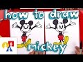 How To Draw Mickey Mouse   New Art Giveaway!