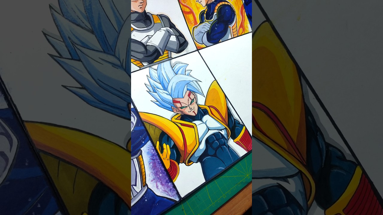 Baby Vegeta Speed drawing | vegeta all form drawings | 