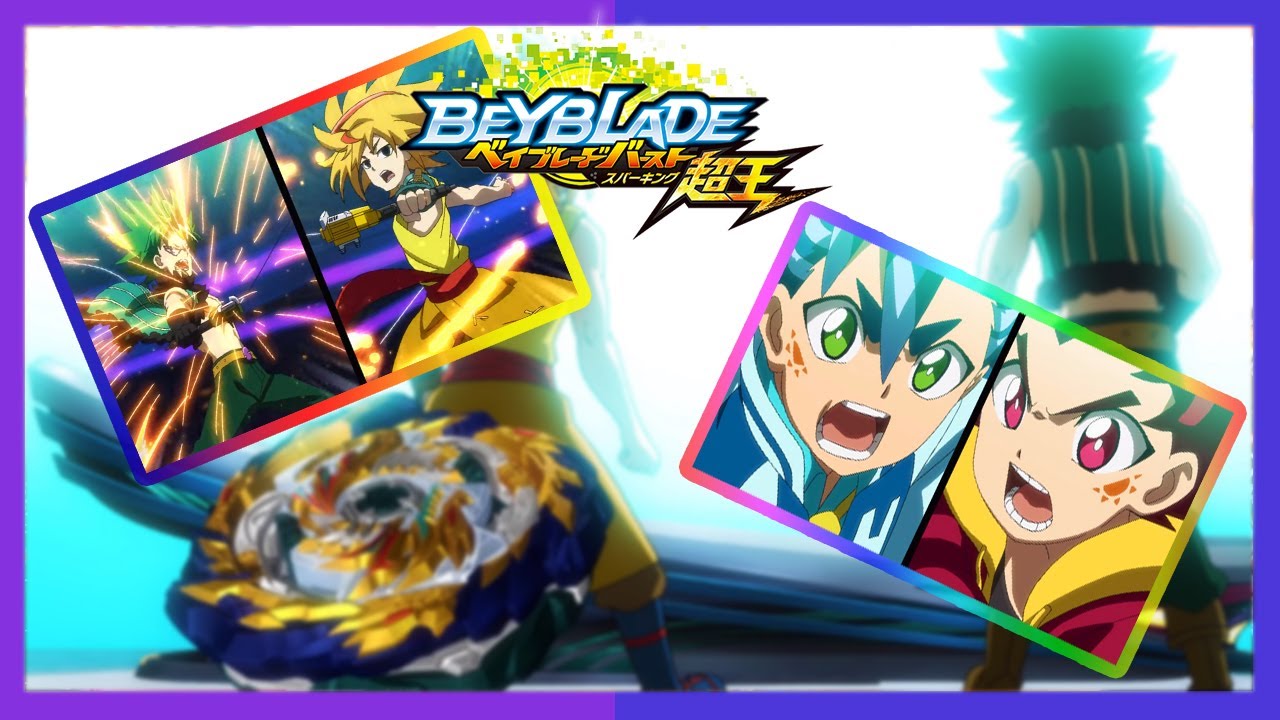 Beyblade Burst Sparking Super King Episode 47 AMV - Free and Sisco VS Hikaru and Hiyuga