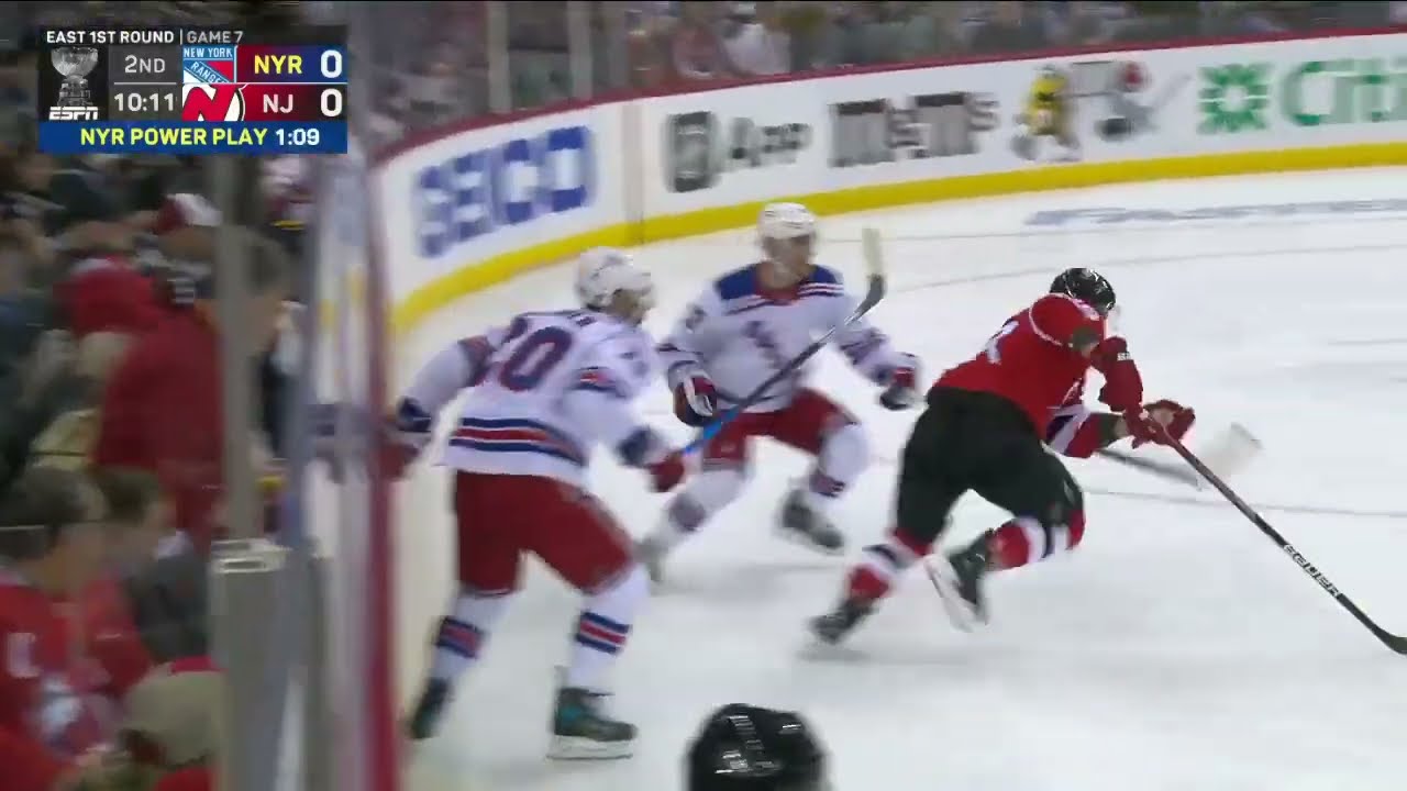 Dougie Hamilton OT winner in game 3 vs New York Rangers #devils #range