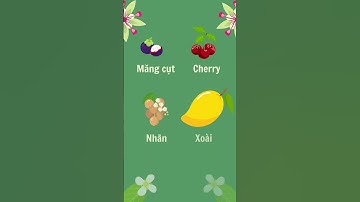 Common Fruits in Vietnamese #learnvietnamese #shorts