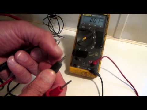 Using A Multimeter To Test A Small Battery Type Charger/Adapter