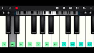 1. Kaun Tujhe Yun Pyar Karega | Melodious Piano Cover on Virtual Piano App screenshot 4