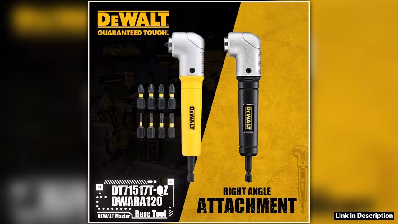 DEWALT DT71517TQZ DWARA120 90Right Angle Attachment IMPACT READY Driver Power Tool Accessories Impr