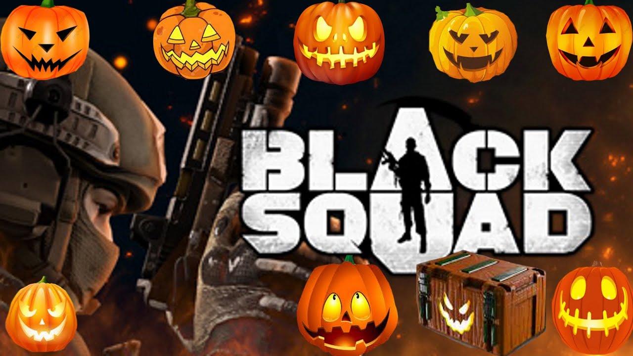 Black squad halloween jugando para divertirse modo halloween 2021