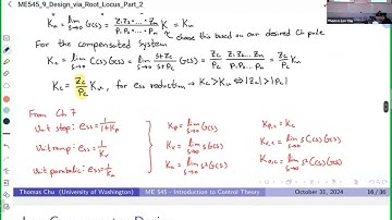 ME 545 Lecture 24: PI and lag compensator design, part 3. PID and lead-lag compensator design