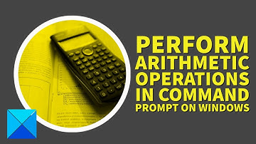 Perform Arithmetic operations in Command Prompt on Windows