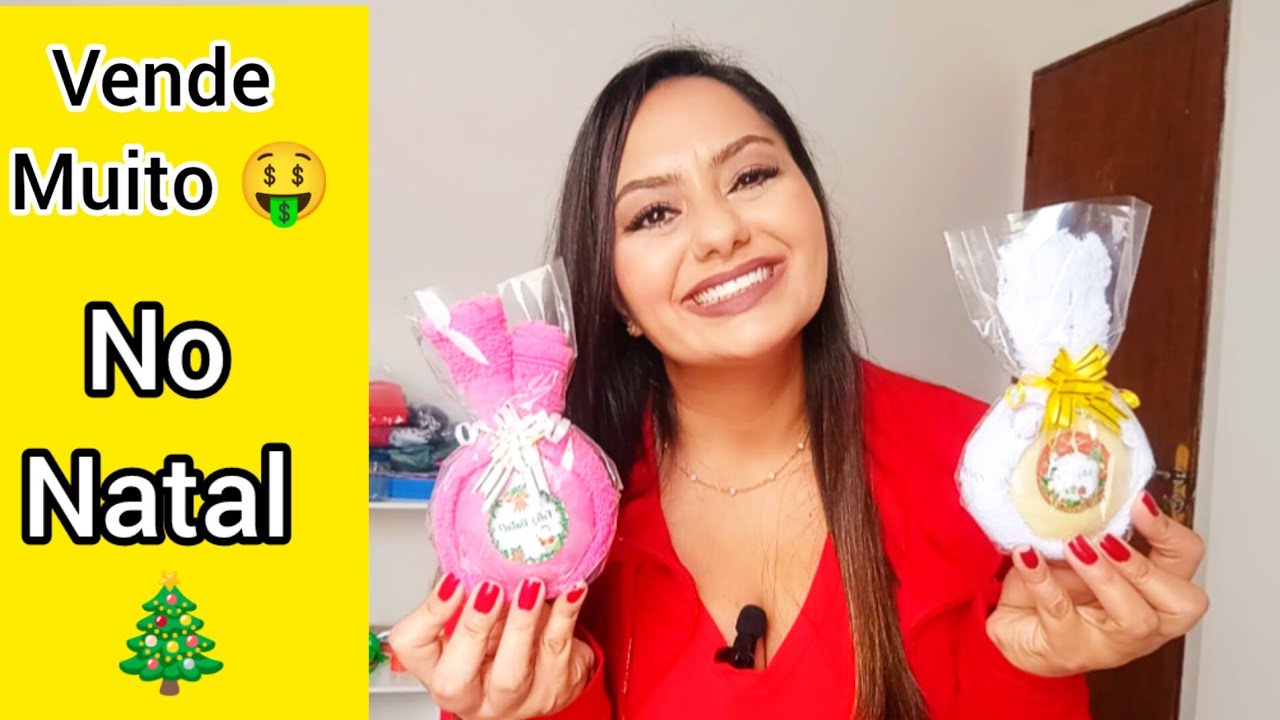 LEMBRANCINHA QUE VENDE MUITO NO NATAL 🎄🎄 ( LEMBRANCINHA DE SABONETE COM TOALHA)
