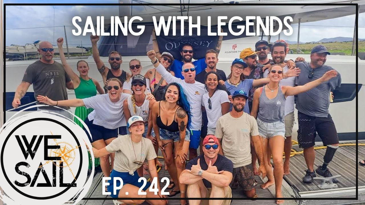 WE Sail with Legends at the Odyssey Sailing festival | Episode 242 #sailing #bvi #regatta #travel