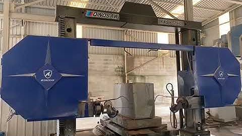 Wire saw machine with CNC system for stone profiling cutting
