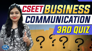 CSEET BUSINESS COMMUNICATION Free Revision |Jeet Ki Zid | CSEET