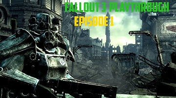 Fallout 3 Modded Playthrough (Ep 1) Lets Try To Get To Megaton
