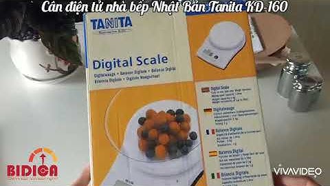 #Candientunhabep Review cân điện tử nhà bếp Nhật Bản Tanita KD-160