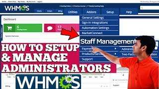 how to manage administrators and their role in whmcs? [step by step]☑️