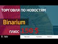 Трейдер с Одессы | Бинарные опционы | Binarium | Торговля на новостях