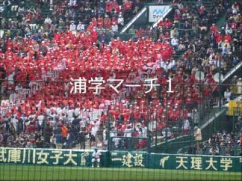 甲子園 浦和学院 応援歌ほぼ全曲メドレー 15センバツ 高校野球 Youtube