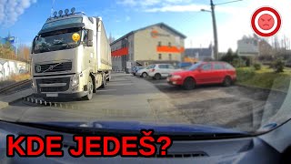 There are only drunk drivers in Liberec, Got push off by a truck driver | Compilation # 46