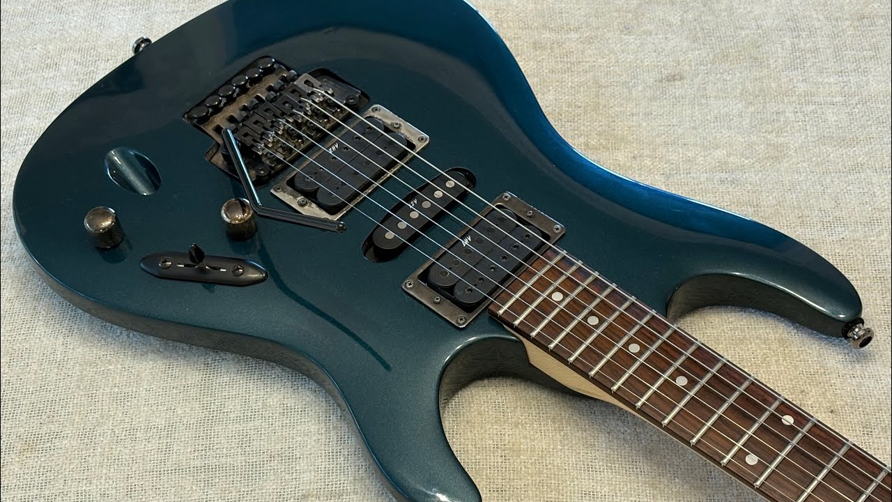 1997 Ibanez S470 S Series Mediterranean Green Electric Guitar MIK