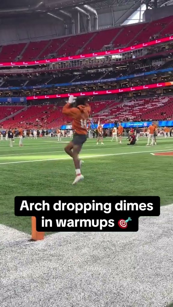 Arch Manning ahead of the Peach Bowl ?