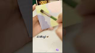 asthetic pinteresty panting || Little Butterfly 🦋 || #art #aesthetic#painting #viral #diy #ytshorts