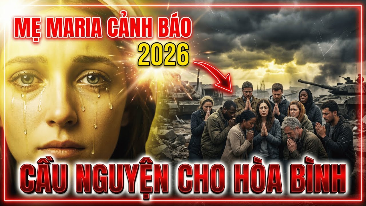 🛑Lời Mẹ Maria Cảnh Báo Khẩn 2026: Hãy Sám Hối & Cầu Nguyện Cho Hòa Bình | Cầu Nguyện Cùng Mẹ Maria