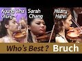 Capture de la vidéo Who's Best?ㅣKyung Wha Chung, Sarah Chang, Hilary HahnㅣBruch Violin Concerto No.1