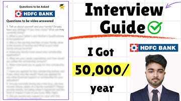 How to Crack HDFC Scholarship Interview | 50,000 Per Year Success Story | Interview Questions OUT!