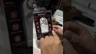 Kovi̇x Kt6 Alarmlı Disc Kilidi Kurulumu Şfetteyiz